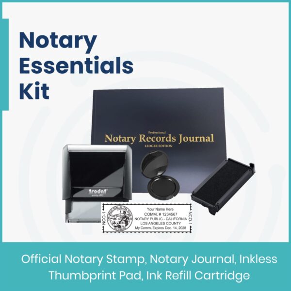 California Notary Kit Essentials Bundle