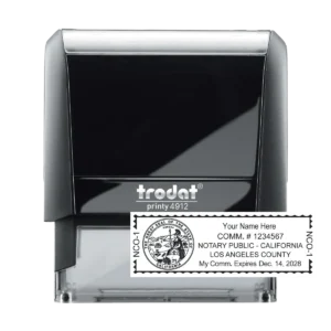 California Notary Stamp (Mini)