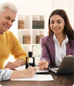 Notary signing