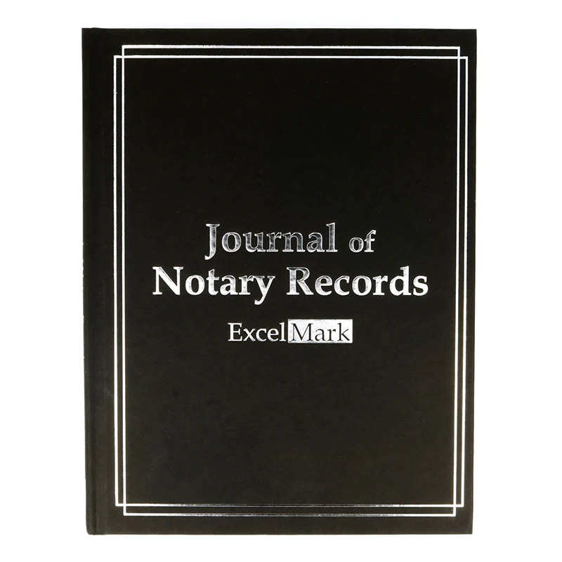 Notary Course Online Premium Hard Cover Notary Journal