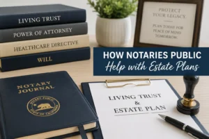 How California Notaries Public Help With Estate Plan Signings